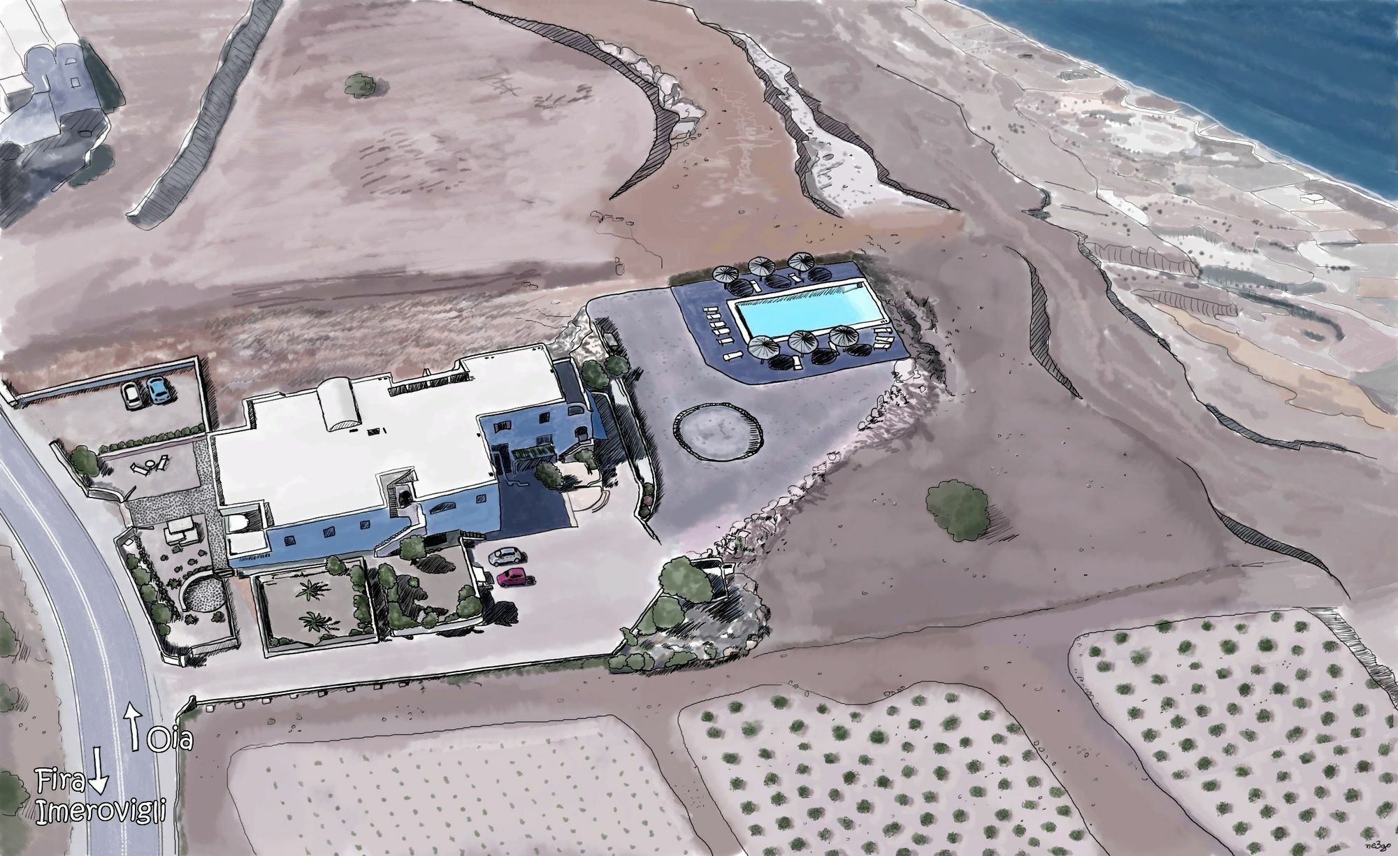 Eos Villa Imerovigli  Exterior photo